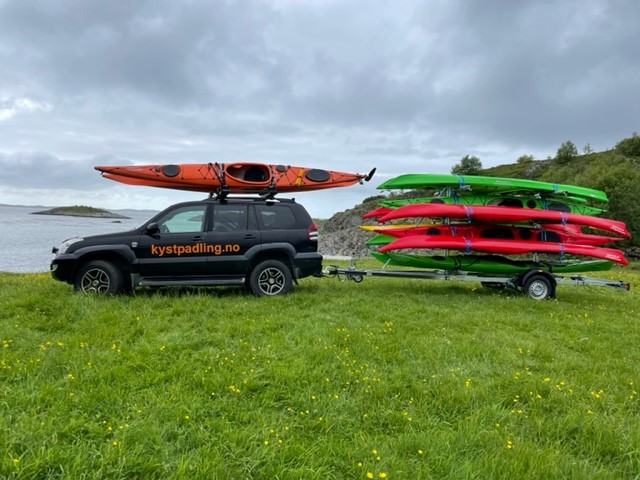 Ekvipasjen vår klar for avreise til vasking av utstyr